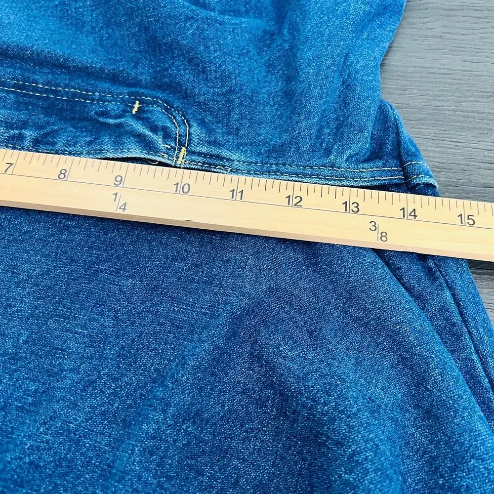 Wrangler Jeans Mens Size 40X34 Blue 13MGSHD George Strait Cowboy Cut Collection